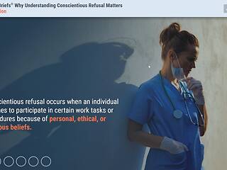 TrainingBriefs® Why Understanding Conscientious Refusal Matters